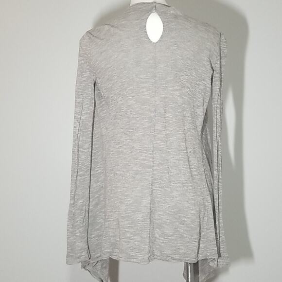 Lola by AFG Heather Grey Openfront Sweater Size small - Picture 4 of 7